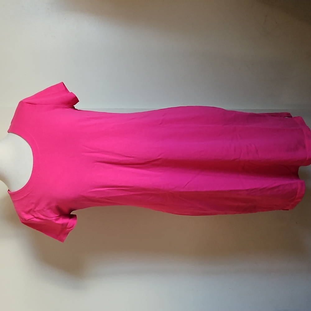 Tommy Bahamas Hot Pink Short Sleeve T-shirt Mini-Dress Medium